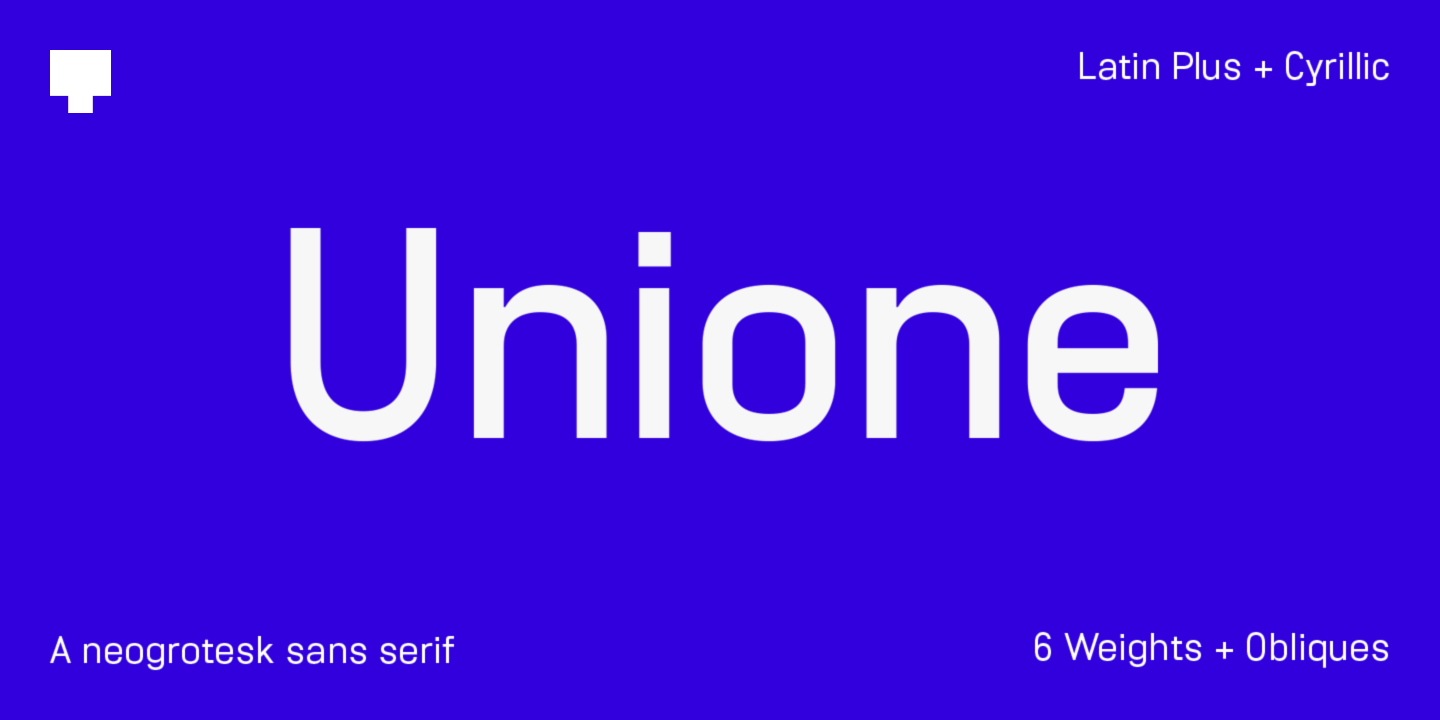 フォント Unione